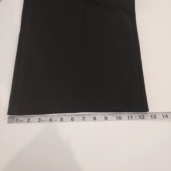 Theory High Waisted Wide Leg Black Pants Size 12 - Picture 2 of 14